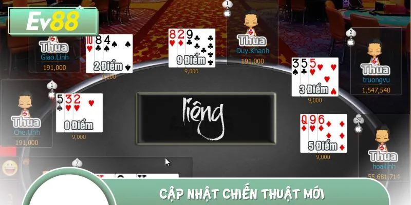 Cập nhật kỹ năng chiến thuật mới để nâng level