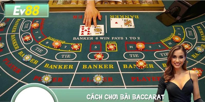Cách Chơi Bài Baccarat EV88 – Thắng Liên Tiếp, Hốt Lợi Nhuận Khủng