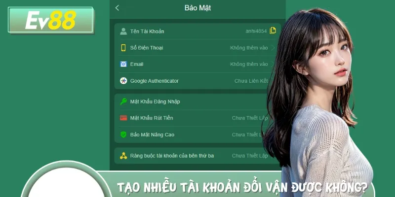 Bạn chỉ được phép sử dụng và tạo duy nhất một tài khoản cược