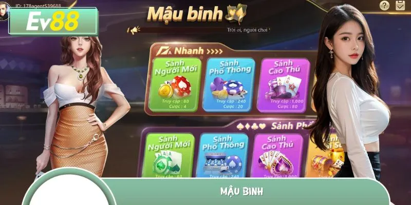 Bàn cược Mậu Binh có luật chơi tương đối đơn giản, dễ hiểu