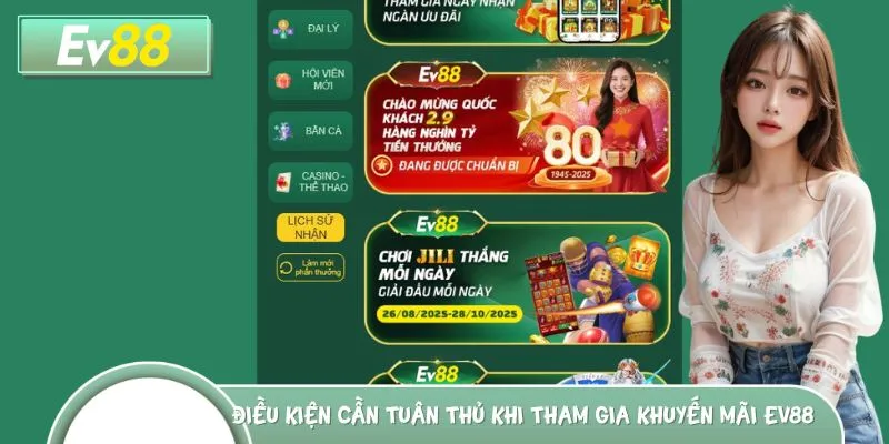 Khuyến mãi EV88 đưa ra quy định rõ ràng, đảm bảo công bằng cho hội viên
